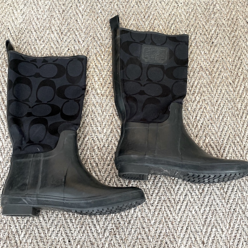 Coach galoshes / wellies